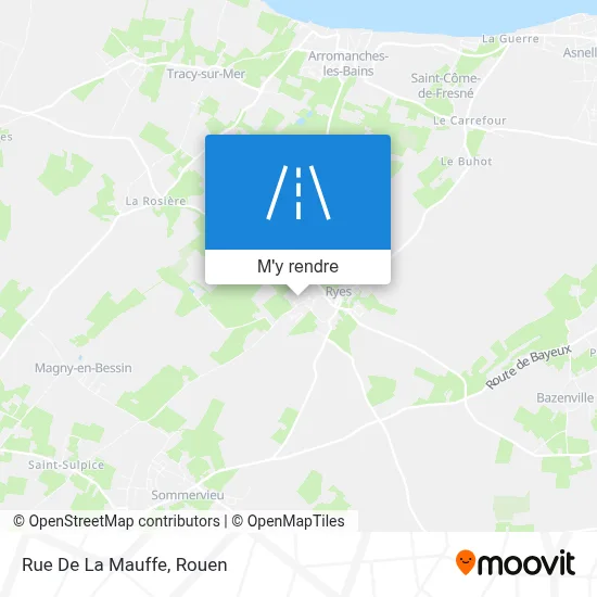 Rue De La Mauffe plan