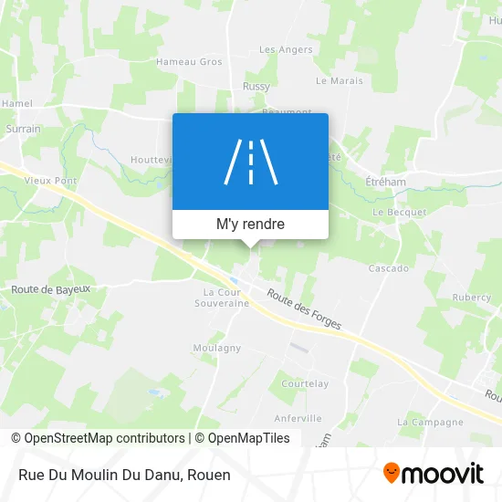 Rue Du Moulin Du Danu plan