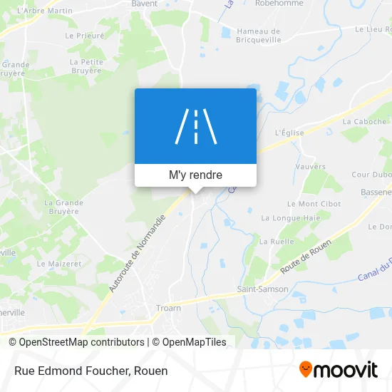 Rue Edmond Foucher plan