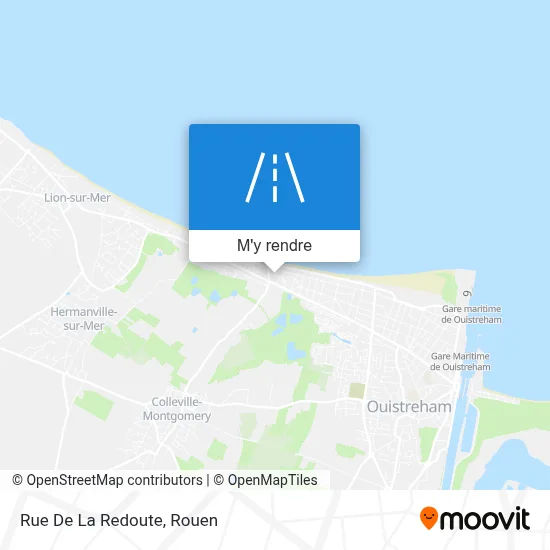 Rue De La Redoute plan