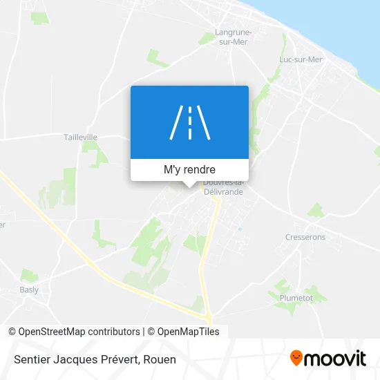 Sentier Jacques Prévert plan