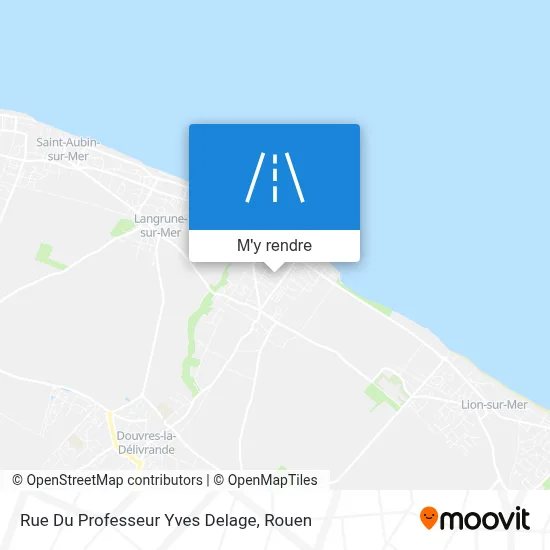 Rue Du Professeur Yves Delage plan