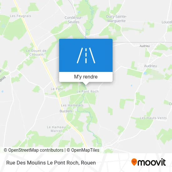 Rue Des Moulins Le Pont Roch plan