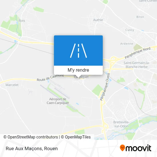 Rue Aux Maçons plan