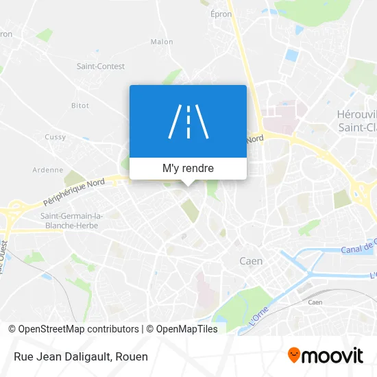 Rue Jean Daligault plan