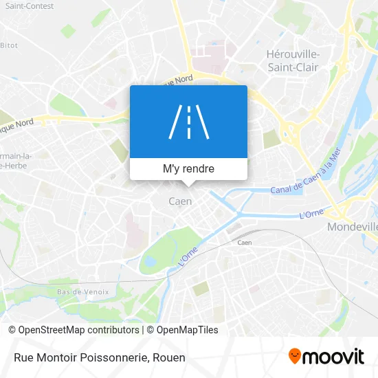 Rue Montoir Poissonnerie plan