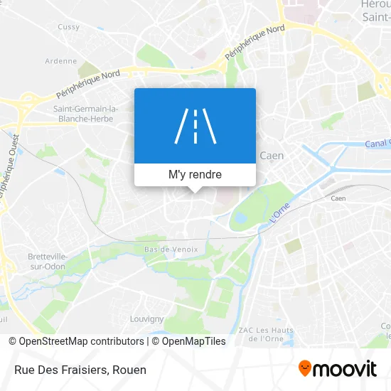 Rue Des Fraisiers plan
