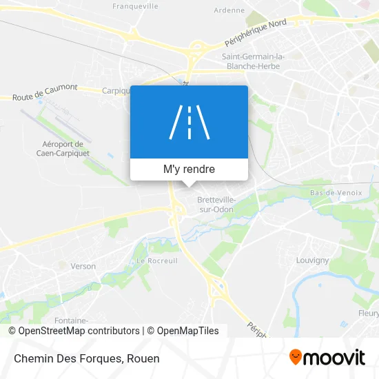 Chemin Des Forques plan