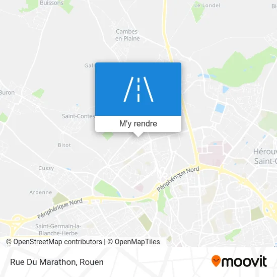 Rue Du Marathon plan