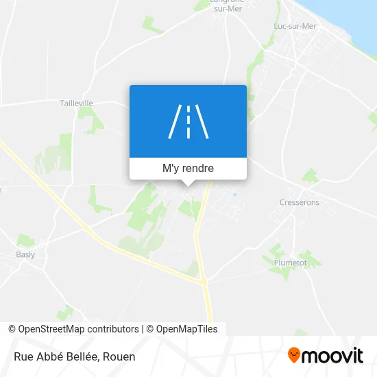Rue Abbé Bellée plan