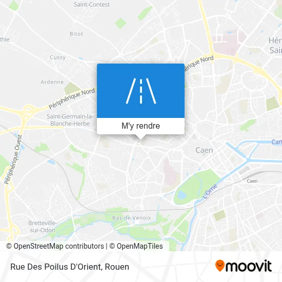 Rue Des Poilus D'Orient plan