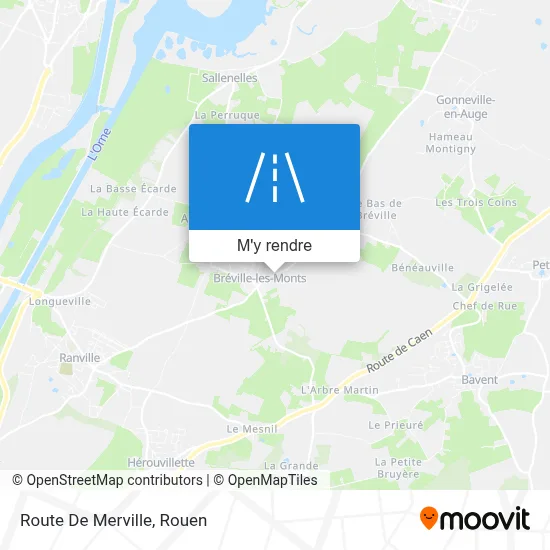 Route De Merville plan