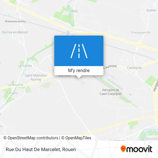 Rue Du Haut De Marcelet plan