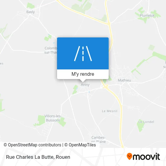 Rue Charles La Butte plan