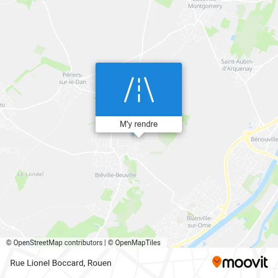 Rue Lionel Boccard plan