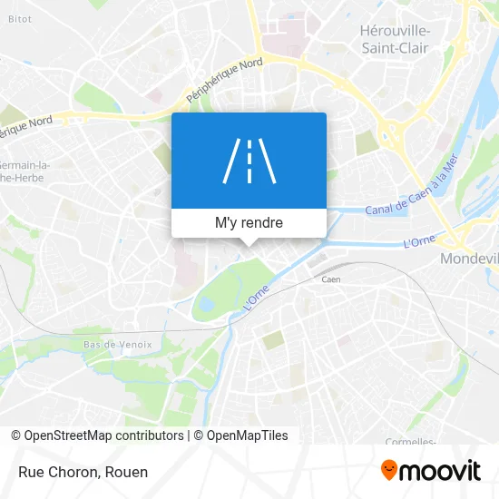 Rue Choron plan