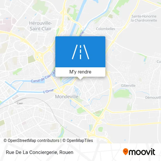 Rue De La Conciergerie plan
