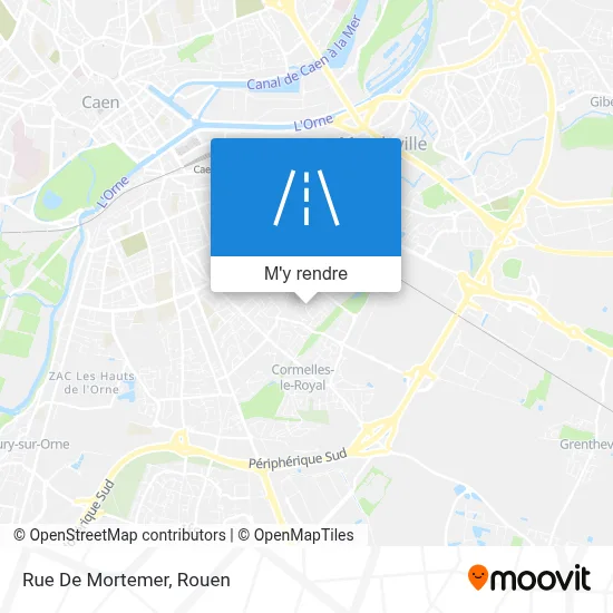 Rue De Mortemer plan