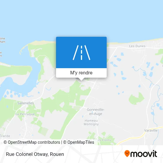 Rue Colonel Otway plan