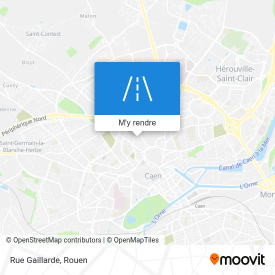 Rue Gaillarde plan