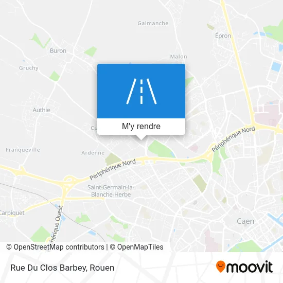 Rue Du Clos Barbey plan