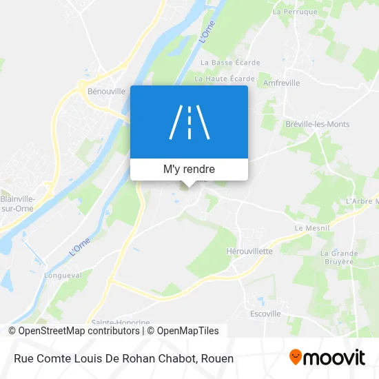 Rue Comte Louis De Rohan Chabot plan
