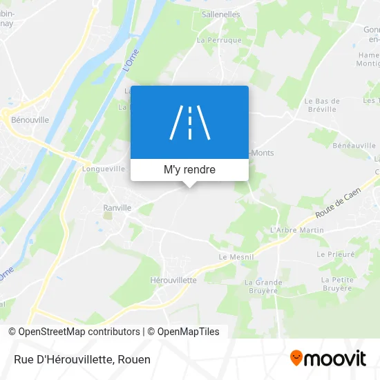 Rue D'Hérouvillette plan