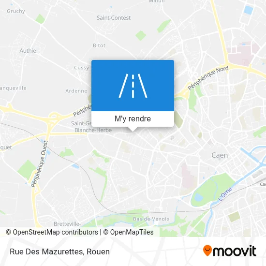 Rue Des Mazurettes plan
