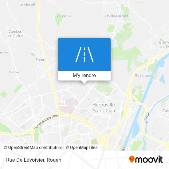 Rue De Lavoisier plan