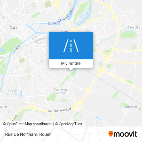 Rue De Northam plan