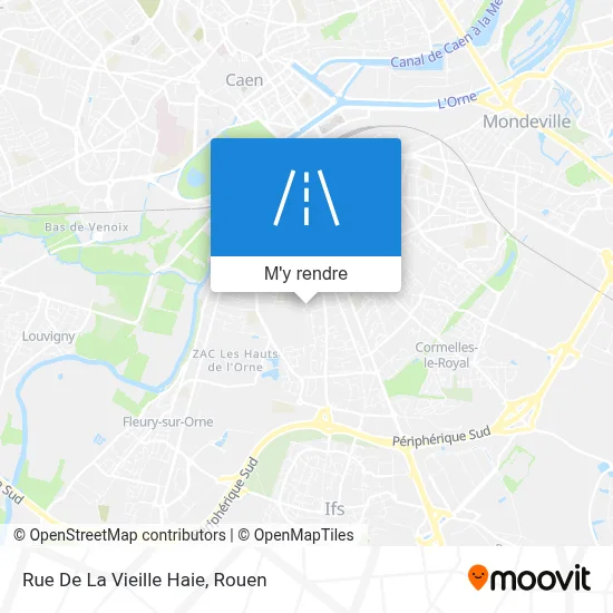 Rue De La Vieille Haie plan