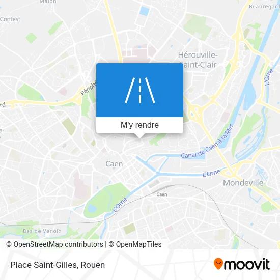 Place Saint-Gilles plan