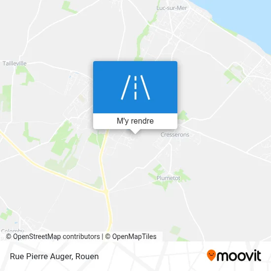 Rue Pierre Auger plan