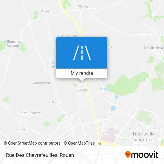 Rue Des Chevrefeuilles plan