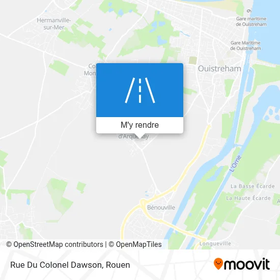 Rue Du Colonel Dawson plan