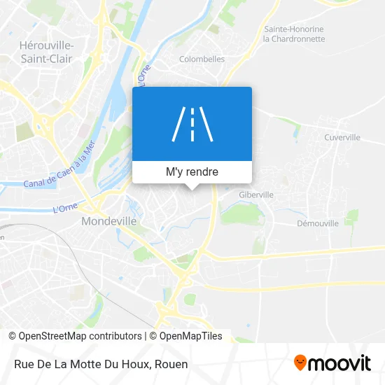Rue De La Motte Du Houx plan