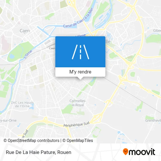 Rue De La Haie Pature plan