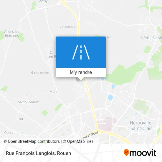 Rue François Langlois plan