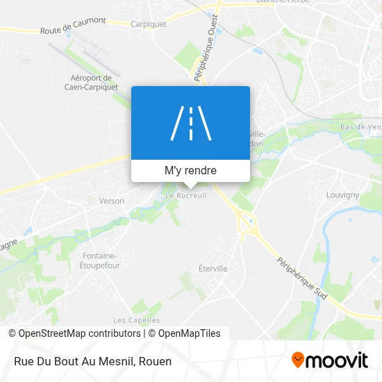Rue Du Bout Au Mesnil plan