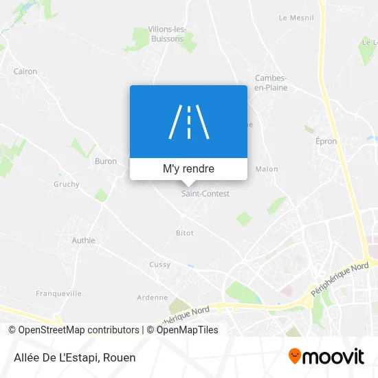 Allée De L'Estapi plan