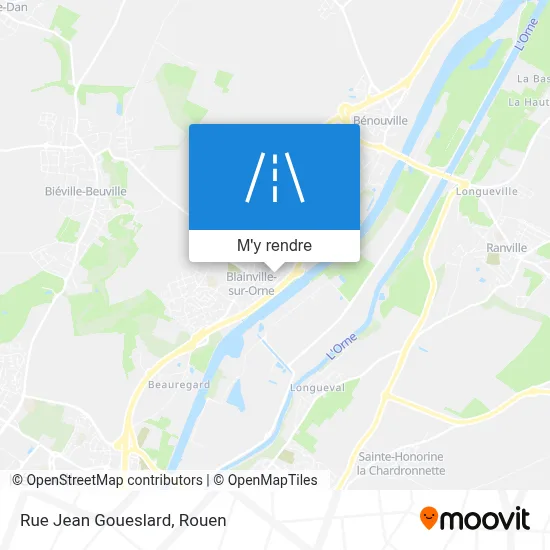 Rue Jean Goueslard plan