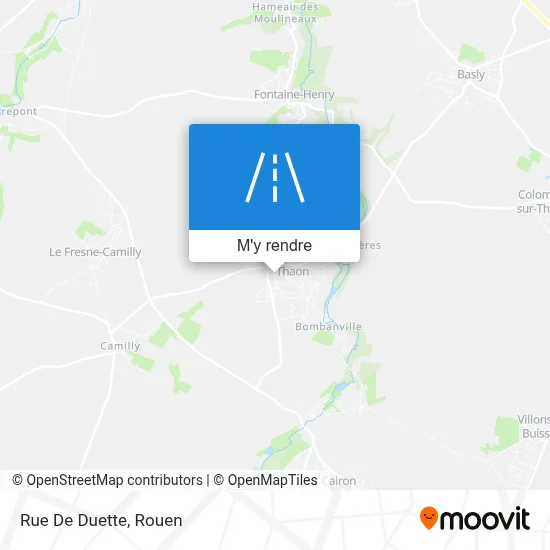 Rue De Duette plan