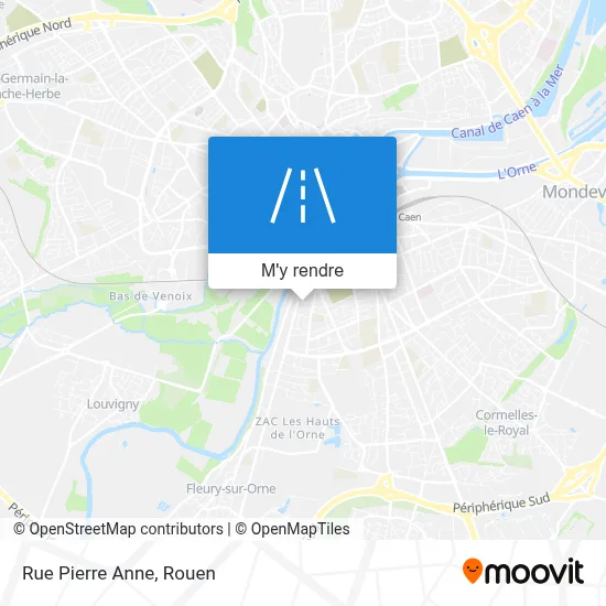 Rue Pierre Anne plan