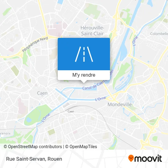 Rue Saint-Servan plan