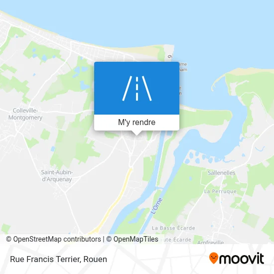 Rue Francis Terrier plan
