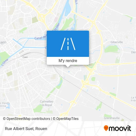 Rue Albert Suel plan