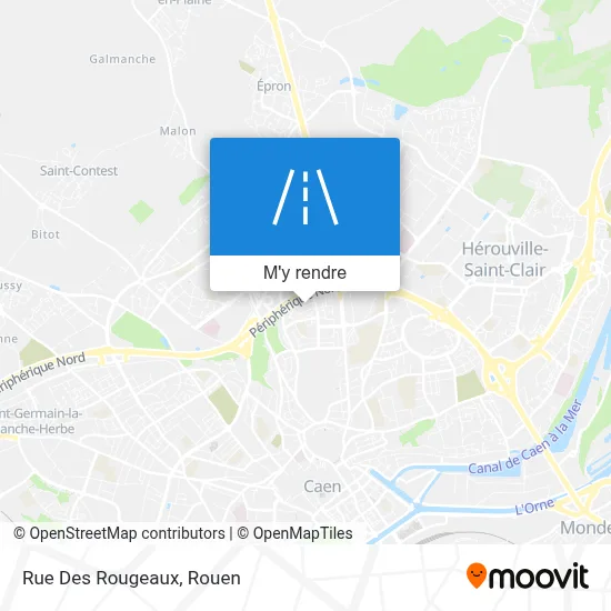 Rue Des Rougeaux plan