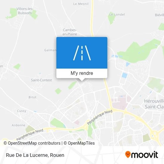 Rue De La Lucerne plan