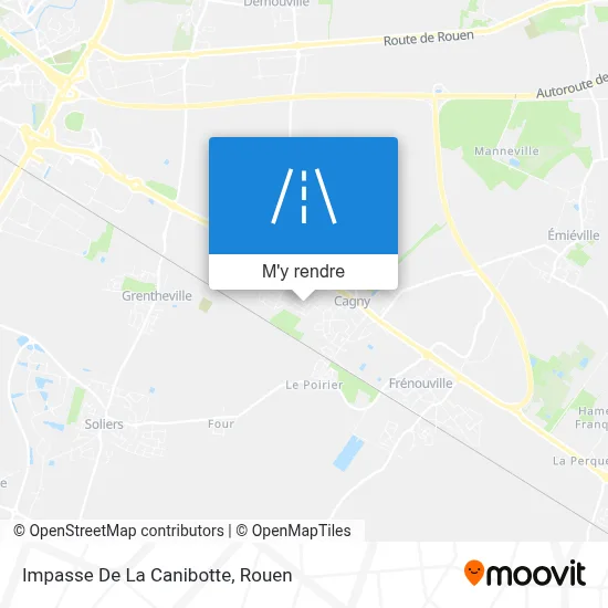 Impasse De La Canibotte plan