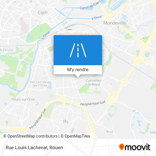 Rue Louis Lachenal plan